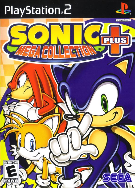 Sonic Mega Collection Plus box art for Playstation 2